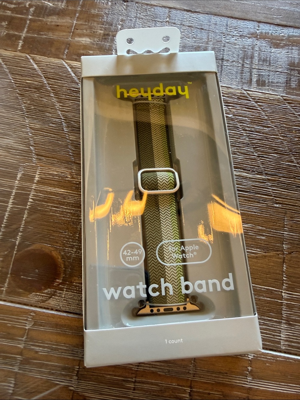 heyday Olive Chevron Apple Watch Band